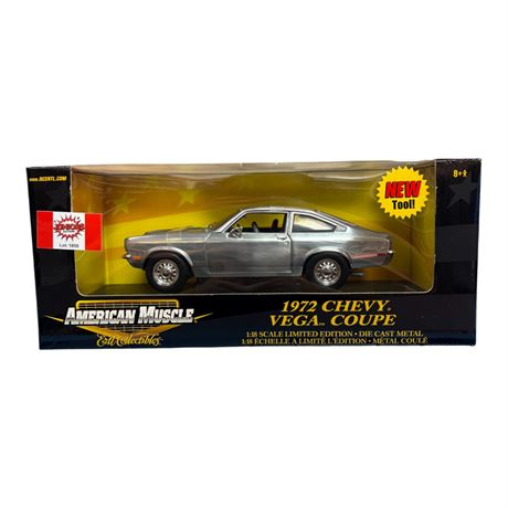 Ertl American Muscle 1:18 Die Cast Metal 1972 Chevy Vega Coupe, In Original Box