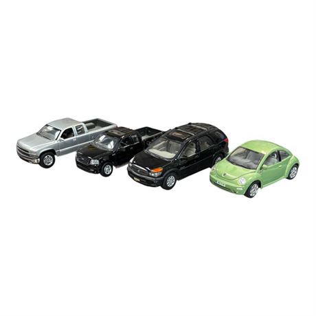 4 Assorted Die Cast Model Cars