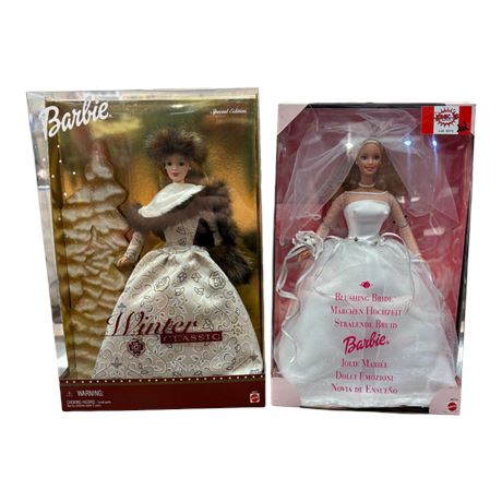 2 Vintage Mattel Barbies, In Original Boxes