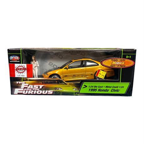 Joy Ride 1:24 Die Cast Metal The Fast And The Furious 1995 Honda Civic