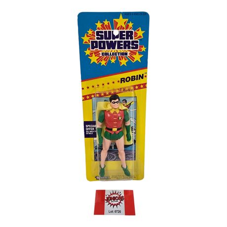 1986 Kenner Super Powers Collection "Robin", In Original Blister Pack