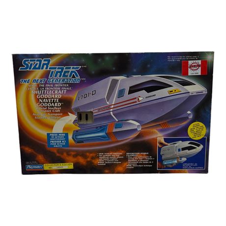 1992 Playmates Star Trek The Next Generation Shuttle Craft Goddard