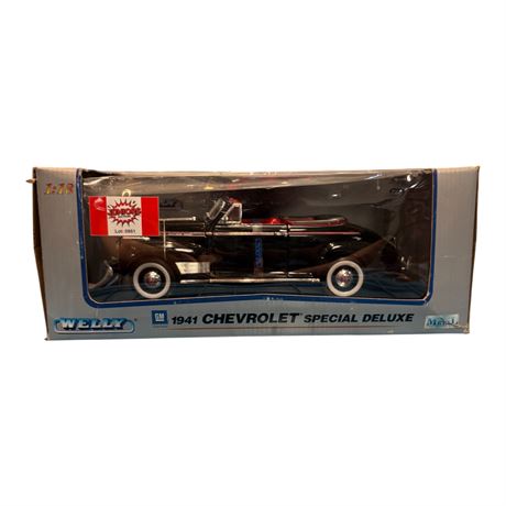 Welly 1:18 Die Cast Metal 1941 Chevrolet Special Deluxe, In Original Box