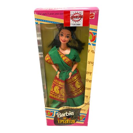 Vintage Mattel Barbie In India, In Original Box