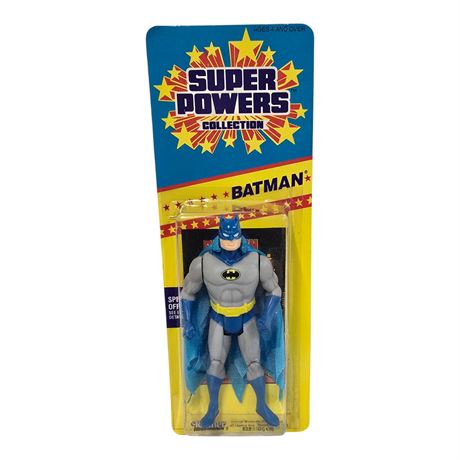 1986 Kenner Super Powers Collection "Batman", In Original Blister Pack Unpunched