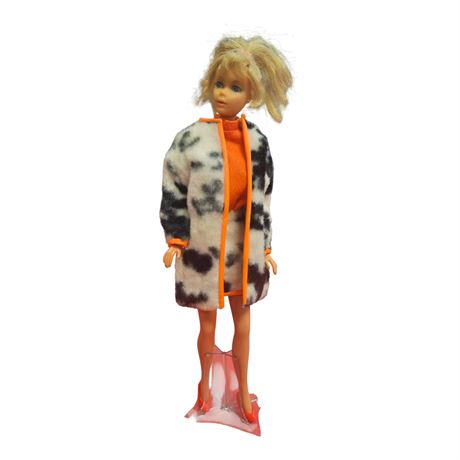 1966 Twist N Turn Barbie In 1969 "Plush Pony" Outfit
