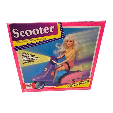 1990 Meritus Remote Control Scooter, In Original Box