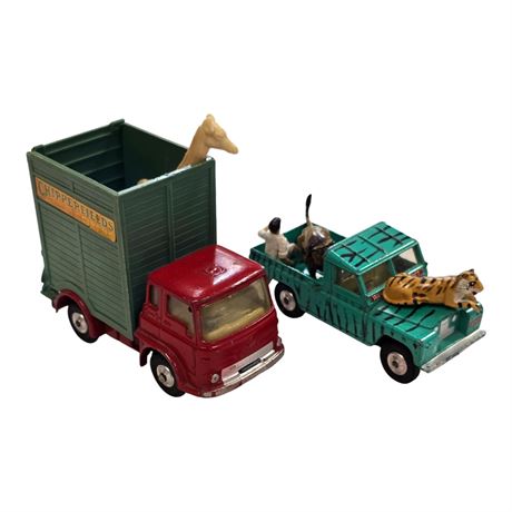 Pair Of Vintage Corgi Toy Cars
