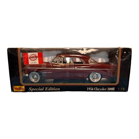 Maisto 1:18 Die Cast Metal Chrysler 300 B 1956, In Original Box