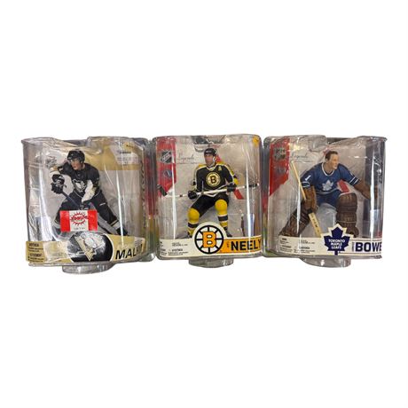 3 McFarlane Hockey Figures, In Original Blister Packs