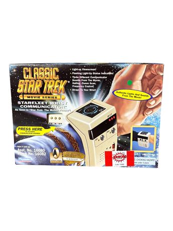 1996 Playmates Classic Star Trek Movie Series Star Fleet Wrist Communicator