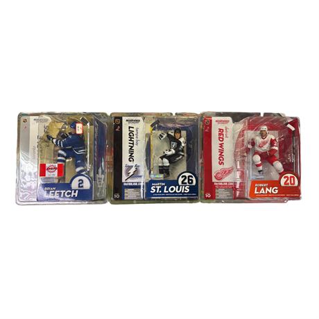 3 McFarlane Hockey Figures, In Original Blister Packs