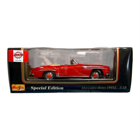 Maisto 1:18 Die Cast Metal Mercedes Benz 190Sl , In Original Box