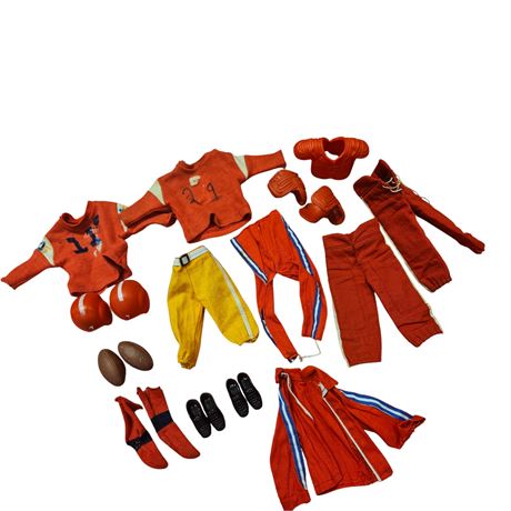 1963-1965 Ken "Touchdown" Barbie Outfit With Accessories