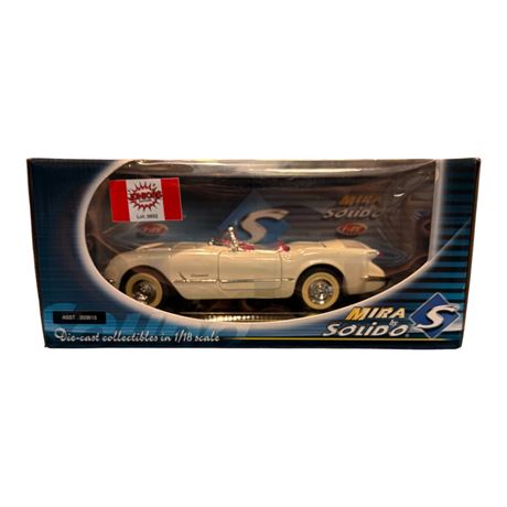 Solido 1:18 Die Cast Metal Chevrolet Corvette Convertible, In Original Box