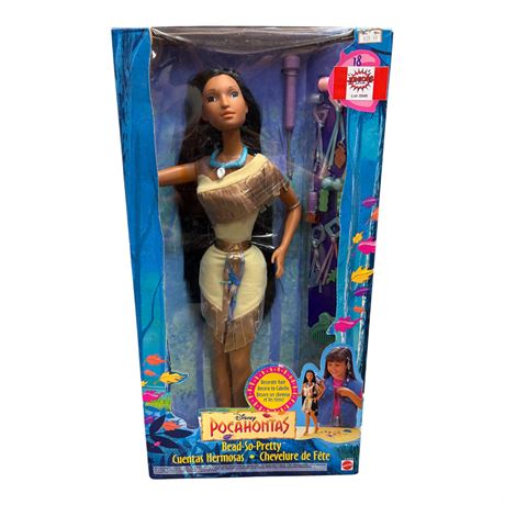1995 Mattel Disney Pocahontas "Beads-So-Pretty" Doll, In Original Box