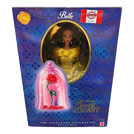 1996 Mattel Disney Beauty And The Beast Belle Doll, In Original Box