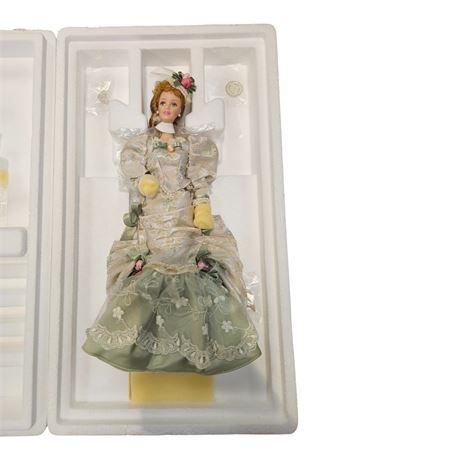 1998 Mattel Mint Memories Victorian Tea Porcelain Barbie, In Original Box