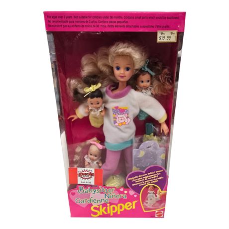 1994 Mattel Babysitter Skipper Barbie, In Original Box