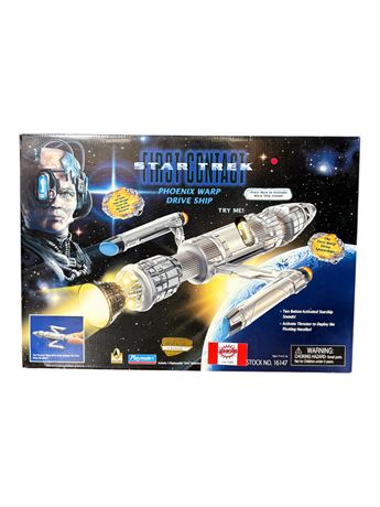 1996 Playmates Star Trek First Contact Phoenix Warp Drive Ship, In Original Box