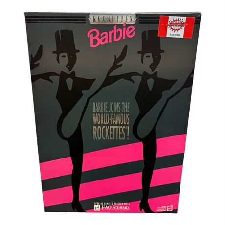 1992 Mattel Barbie Joins The Famous Rockettes Barbie, In Original Box