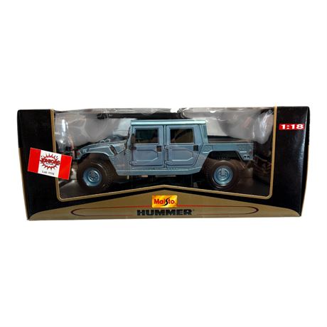 Maisto 1:18 Die Cast Metal Hummer Hard Top, In Original Box
