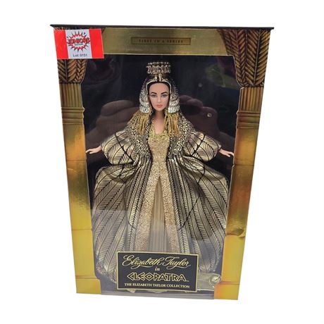 1999 Mattel Elizabeth Taylor In Cleopatra Doll, In Original Box
