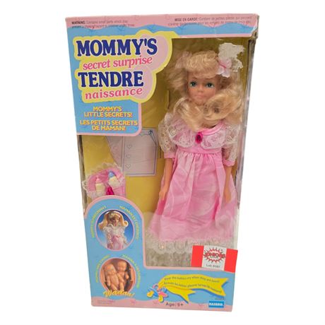 1993 Hasbro Mommy's Secret Surprise Doll, In Original Box
