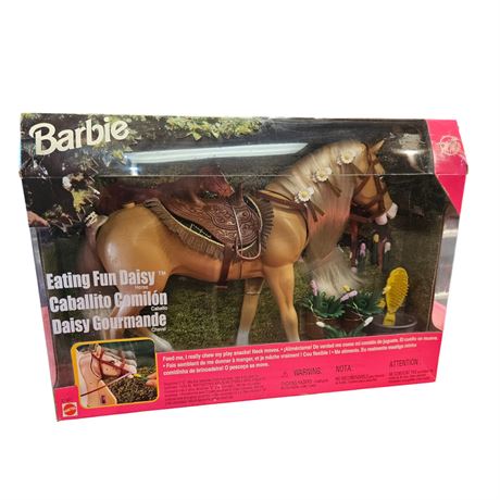 1998 Mattel Barbie "Eating Fun" Daisy Horse, In Original Box