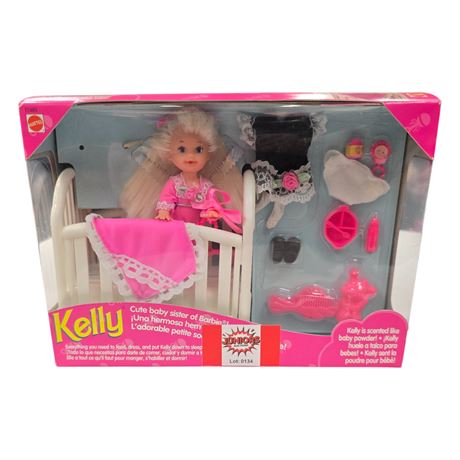 1994 Mattel Barbie Kelly Cute Baby Sister Of Barbie, In Original Box