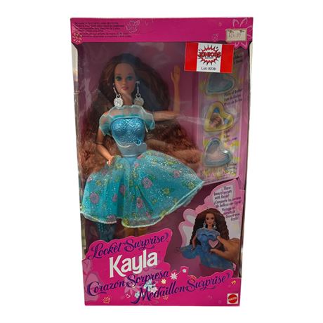 1993 Mattel Locket Surprise "Kayla" Barbie, In Original Box