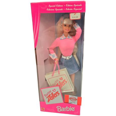 1997 Mattel Zellers Barbie, In Original Box
