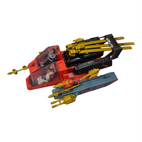 1990 G.I. Joe Destro's Dominator With Figures & Instructions