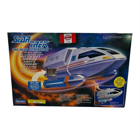 1992 Playmates Star Trek The Next Generation Shuttle Craft Goddard