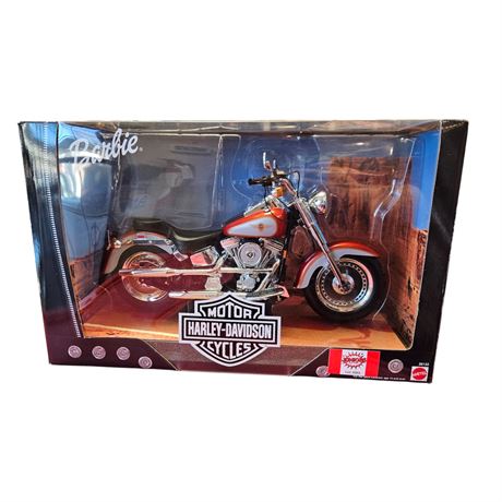 1999 Mattel Barbie Harley Davidson Motorcycles, In Original Box