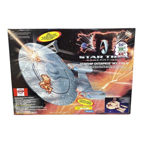 1994 Playmates Star Trek Generations Starship Enterprise Ncc-1701-D