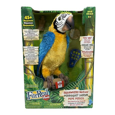 2007 Hasbro Fur Real Friends Squakers McCaw In Original Box