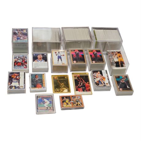 Large Assortment Of Vintage Basketball Cards