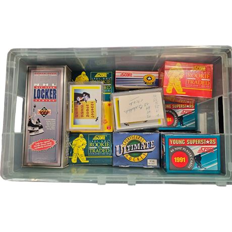 Large Assortment Of Vintage Hockey Cards