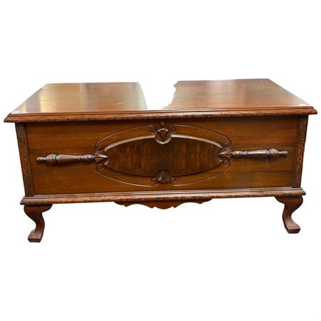 Nice Quality Carved Footed Chest