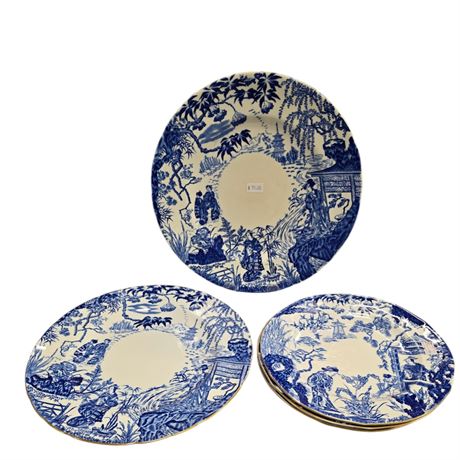 5 Vintage "Mikado" Royal Crown Derby Plates
