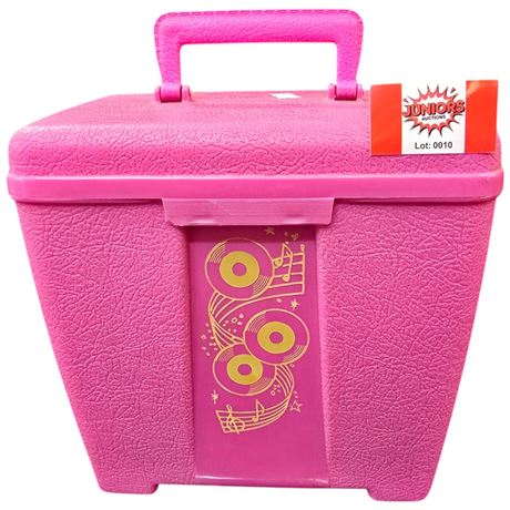 Vintage 45 Carrying Case, Full Of Assorted 45S