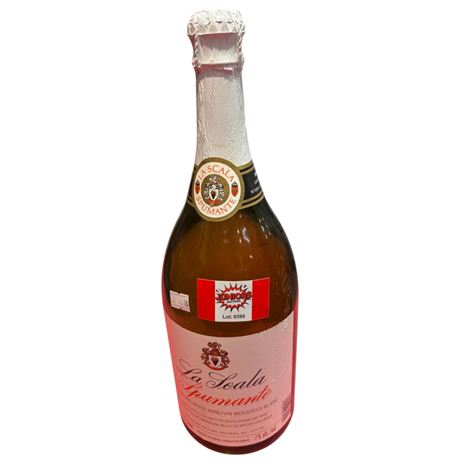 Sealed 1.5L Bottle Of La Seala Spumante Sparkling White Wine