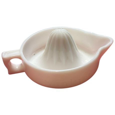Vintage Sunkist Milk Glass Juicer