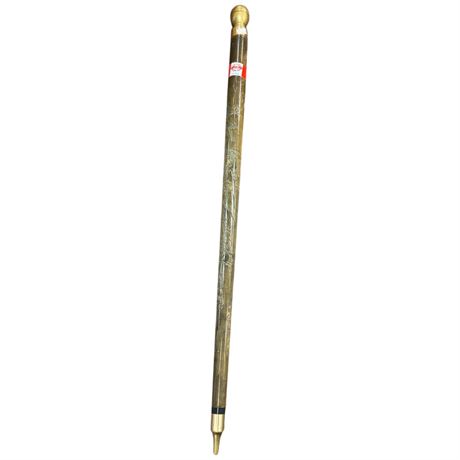 Vintage Carved Pool Que Cane With Asian Motif