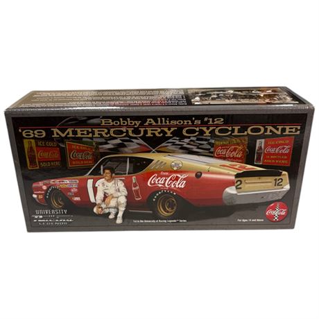 Autographed 1:24 Die Cast Bobby Allisons #12 '69 Mercury Cyclone