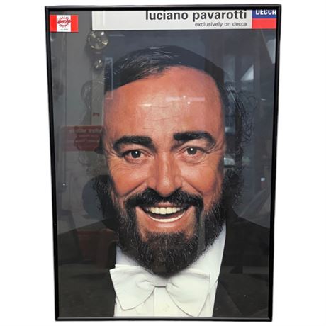 Framed Print Of Luciano Pavarotti