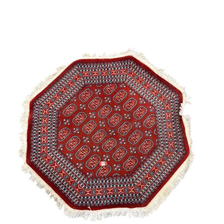 Vintage Round Persian Carpet
