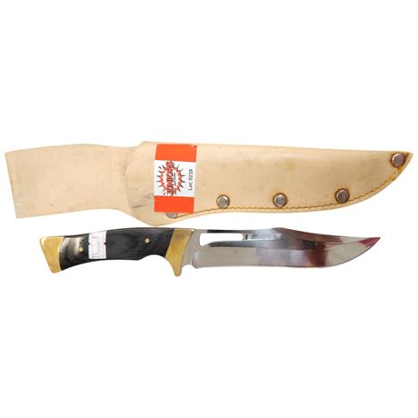 M390 62Hrc Knife With Leather Sheath