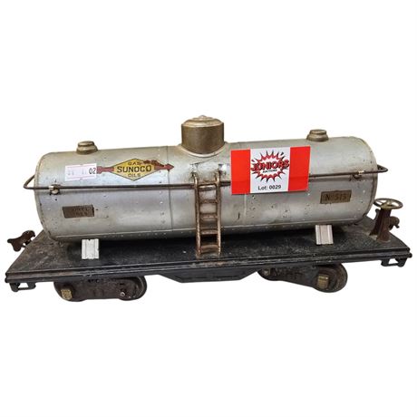 Early Lionel Lines No. 515 Electric Sunoco Gas Oils Fuel Tanker Car